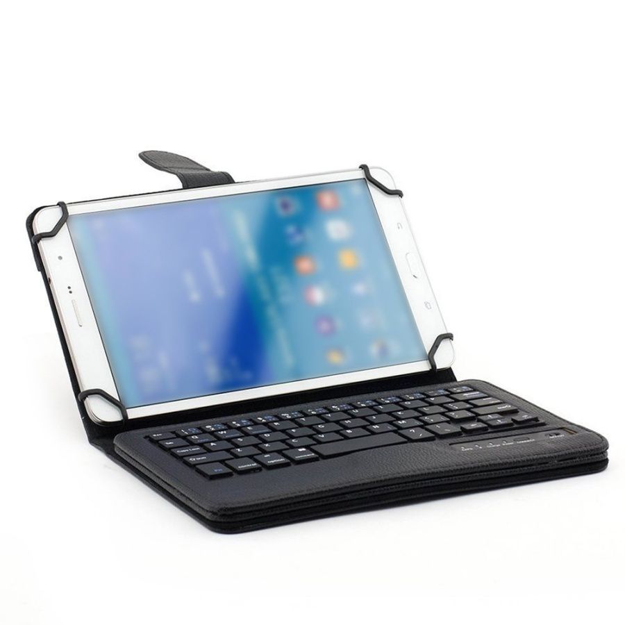 Уцененный товар Клавиатура-чехол Seenda для Xiaomi Mi Pad 2 (черная, Сильно БУ, Bluetooth 4.0 Magnetic Suction PU Leather Stand Function Compatible wi
