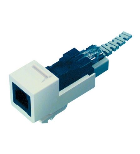 Модульное гнездо AMP [ 0-1278414-1 ] (Standart, MT-RJ, черный, 50/125 мкм, для розеток)