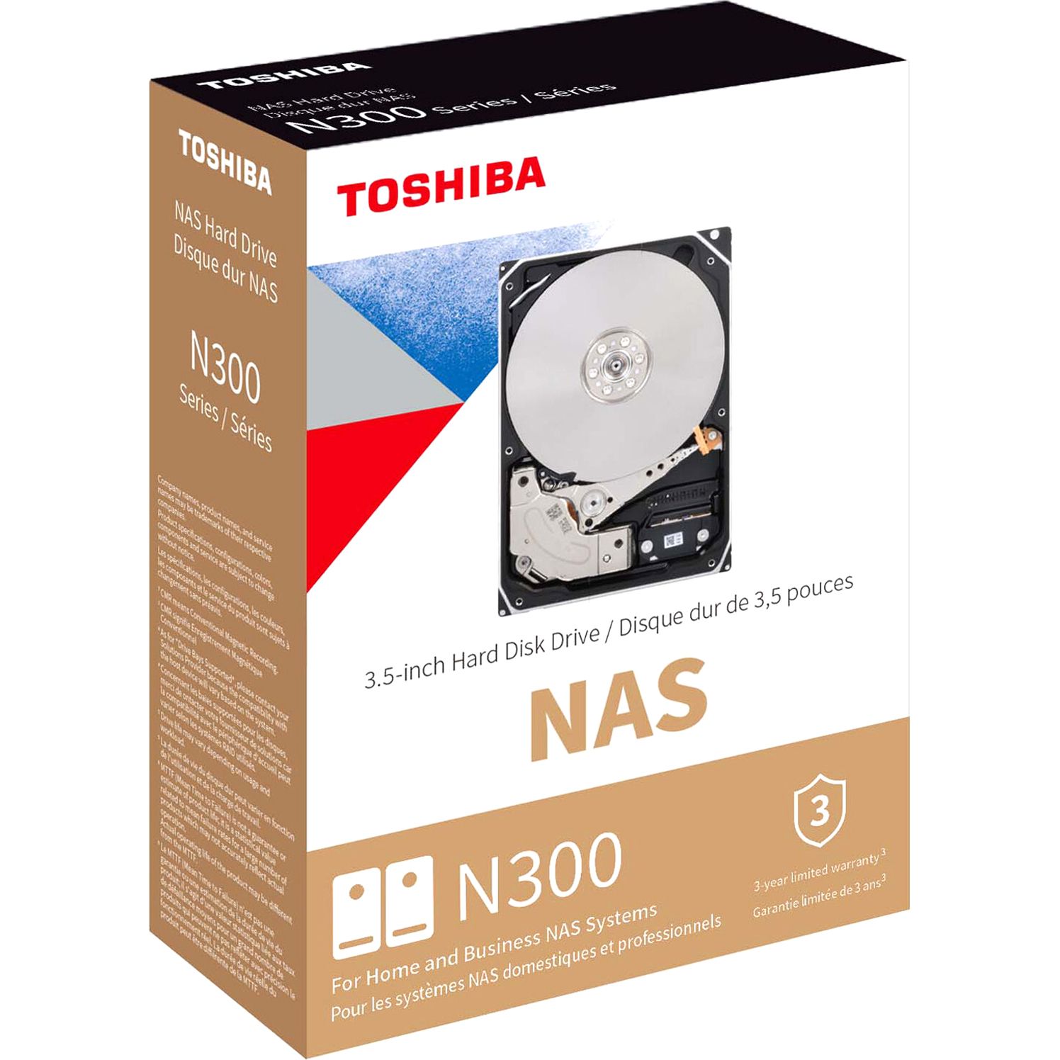 Жесткий диск Toshiba N300 NAS 20Tb (HDWG82AXZSTA)
