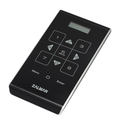 Внешний кейс для HDD Zalman ZM-VE500 (2.5", SATA, USB 3.0, черный, металл, ЖК-экран, сенсорная панель, AES-256 шифрование, режим виртуального привода, отвёртка, чехол) [ ZM-VE500 B ]