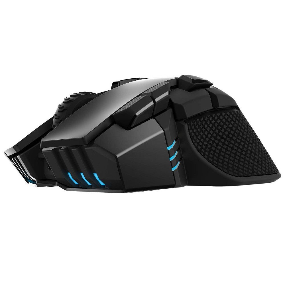 Уцененный товар Мышь беспроводная игровая Corsair IRONCLAW RGB WIRELESS Gaming Mouse (черный, USB, оптика, Pixart PMW3391, 18000 dpi, переключатели Om