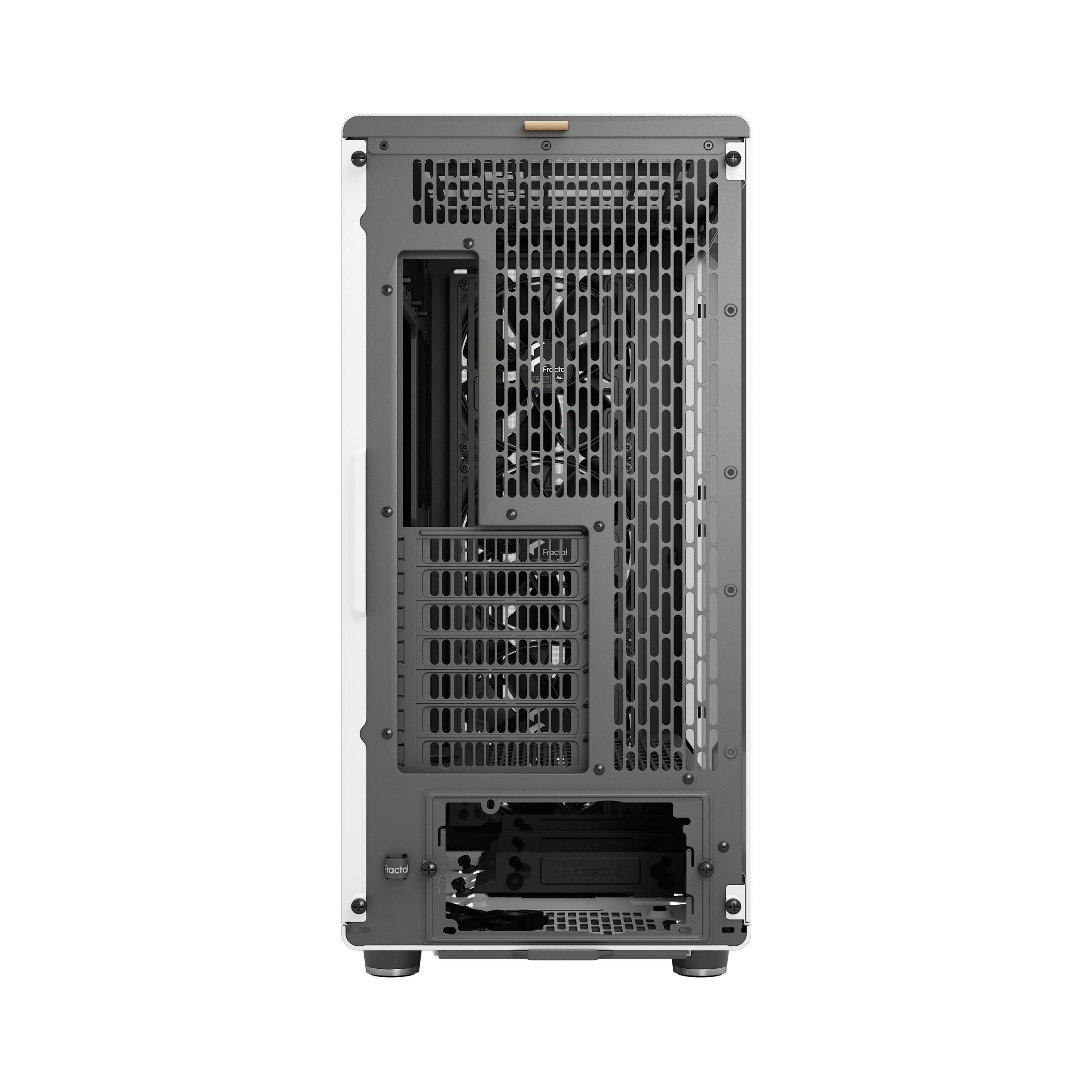 Корпус ПК без блока питания Fractal Design North XL RC Chalk TG Clear White