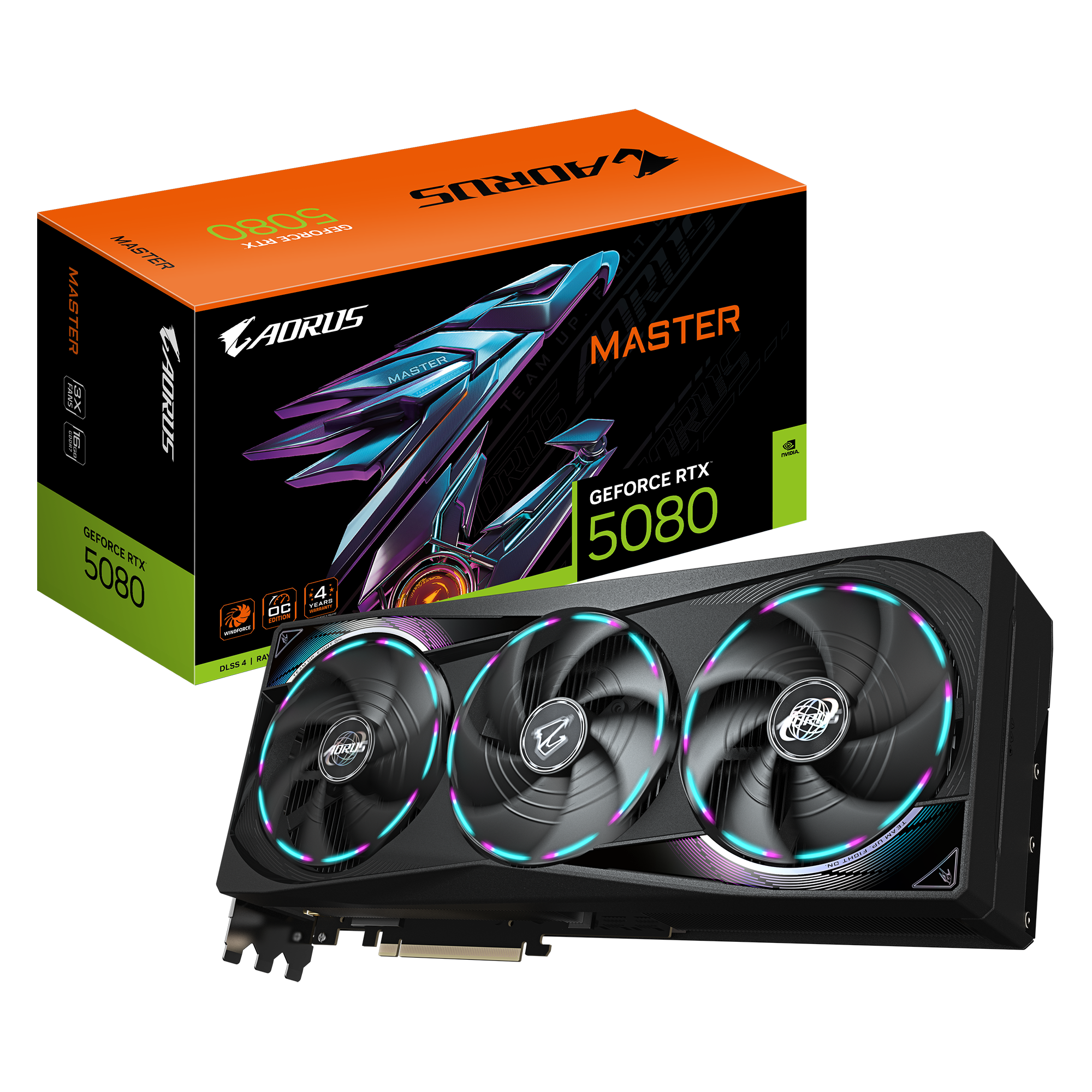 Видеокарта GIGABYTE GV-N5080AORUS M-16GD