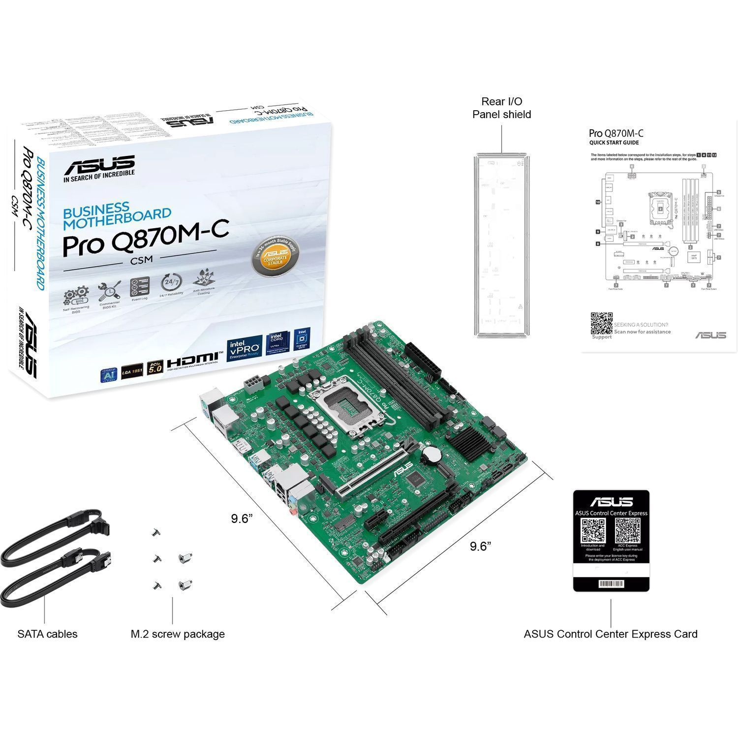 Материнская плата ASUS PRO Q870M-C-CSM (90MB1KEP-M0EAYC)