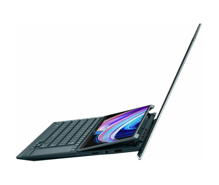 Ноутбук ASUS ZenBook Duo 14 UX482EGR-HY366W 14" IPS 1920x1080 Touch, Intel Core i5 1155G7 2.9GHz, 16Gb RAM, 512Gb SSD, NVIDIA GeForce MX450-2Gb, W11, синий (90NB0S51-M001F0) 