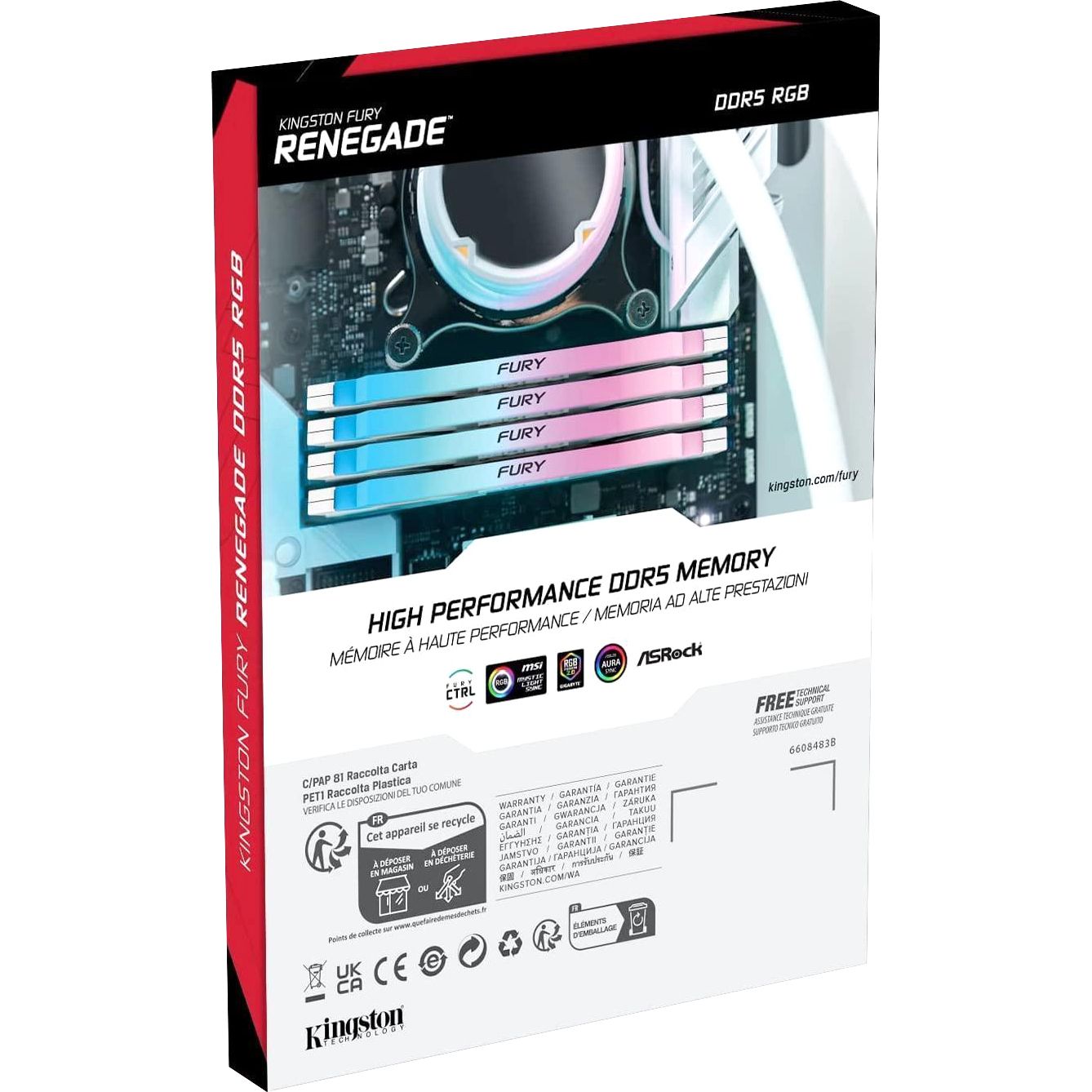 Память оперативная Kingston FURY Renegade KF564C32RWAK2-64